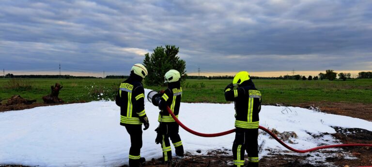 Brandbekämpfung mit Schaum